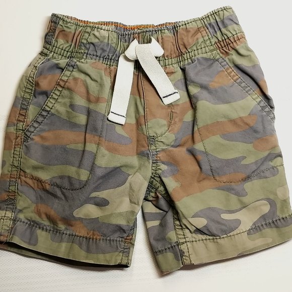Carter's Camouflage Pull-on Shorts Boys 2T Camo - Picture 1 of 7